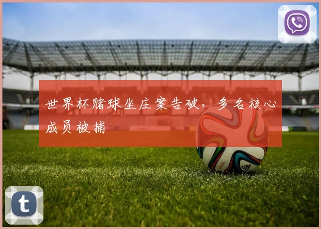 世界杯赌球坐庄案告破，多名核心成员被捕